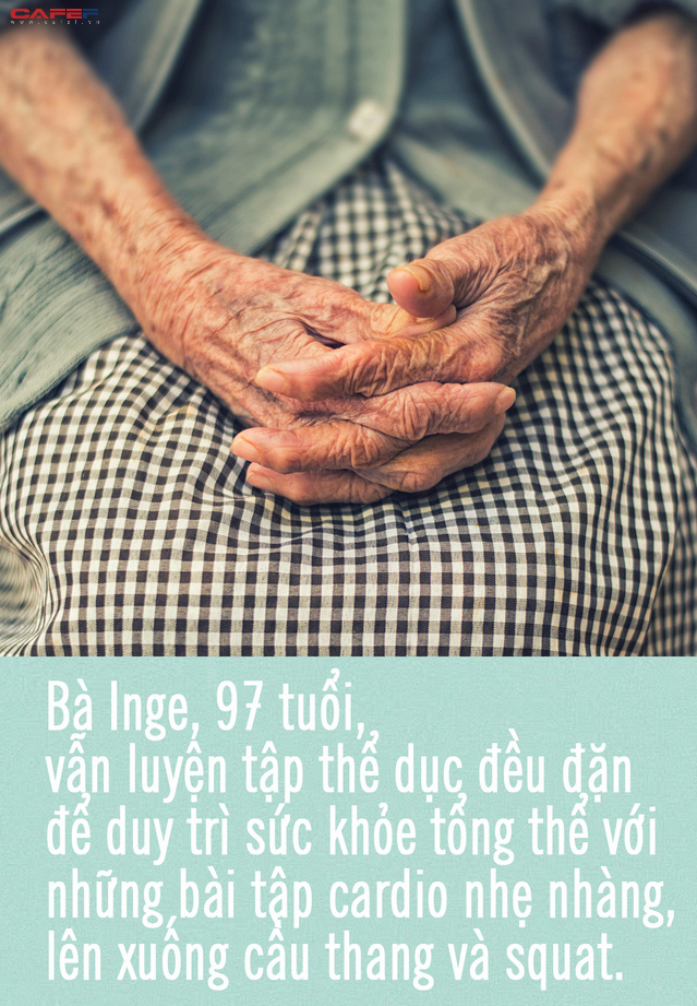 Bài học ai cũng phải biết từ cụ bà 97 tuổi: Vận động không ngừng là chìa khóa để dù gần đất xa trời vẫn luôn trẻ trung, minh mẫn - Ảnh 1.