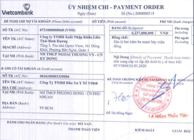Vua hàng hiệu Johnathan Hạnh Nguyễn hỗ trợ cho TP.HCM 9 máy áp lực âm, chuyển tiền thanh toán trước lên tới 6 tỷ đồng - Ảnh 2.