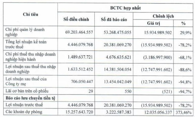 Vipesco (VPS): Kiểm toán điều chỉnh giảm mạnh chỉ tiêu lợi nhuận 2019 đã được kiểm toán - Ảnh 2.