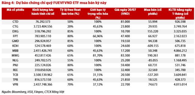 Các quỹ ETFs nội sẽ giao dịch ra sao trong kỳ cơ cấu tháng 7? - Ảnh 3.