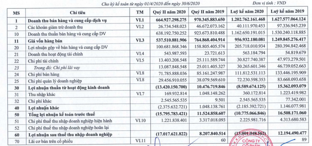 Tích cực tái cơ cấu, Hóa chất Lâm Thao (LAS) ghi nhận lỗ 17 tỷ đồng trong quý 2/2020 - Ảnh 1.