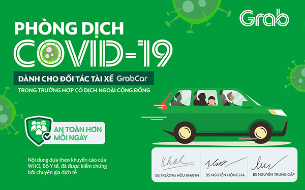 Những lưu ý dành cho đối tác tài xế GrabCar hoạt động trở lại sau thời gian giãn cách xã hội