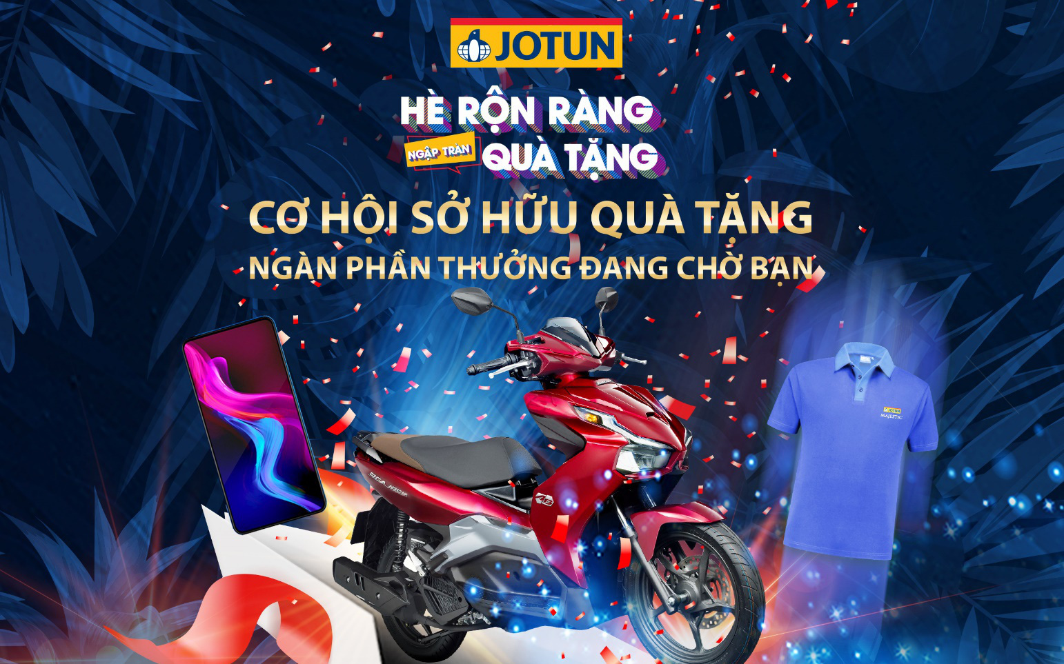 “Hè rộn ràng, ngập tràn quà tặng” từ sơn Jotun