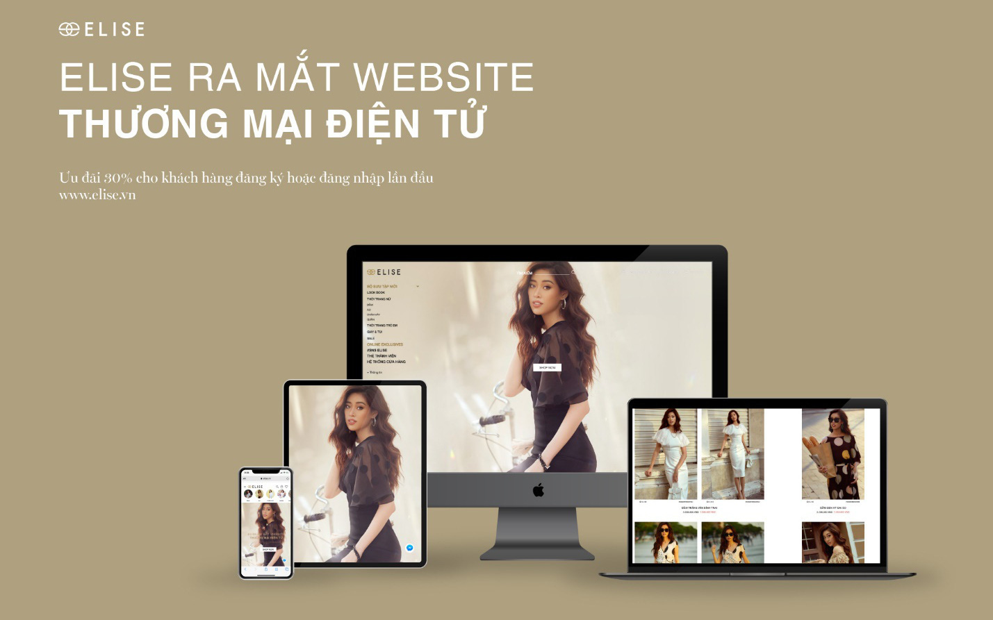 Thời trang Elise chính thức ra mắt website thương mại điện tử trong mùa dịch