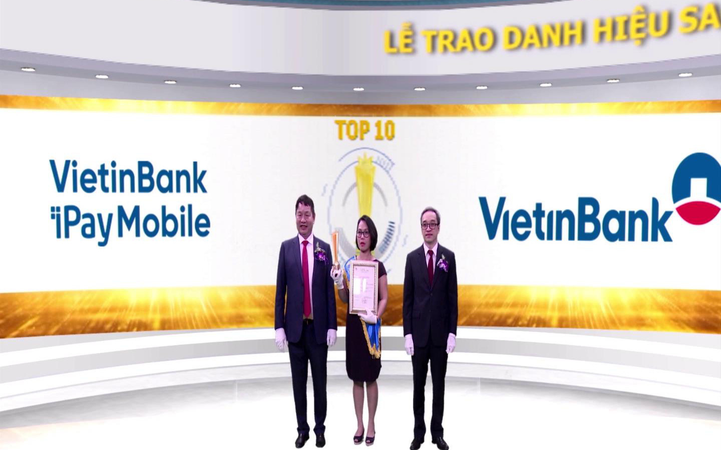 Hai sản phẩm ngân hàng điện tử của VietinBank liên tiếp đạt Danh hiệu Sao Khuê