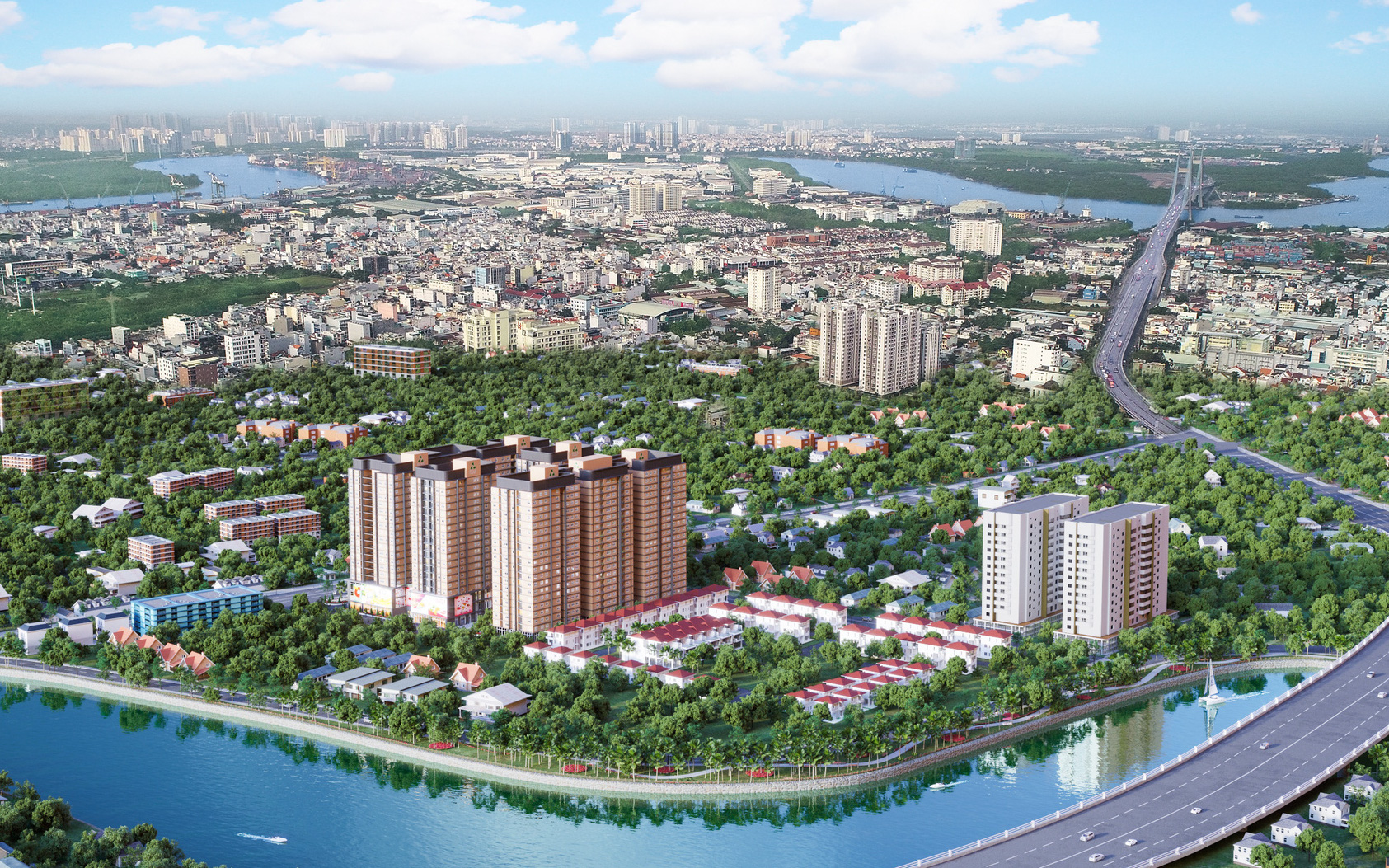 Giá căn hộ cao cấp hàng loạt dự án ở khu Nam Sài Gòn tăng hay giảm?