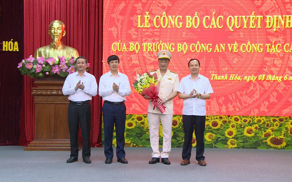 Đại tá Trần Phú Hà làm Giám đốc Công an tỉnh Thanh Hóa
