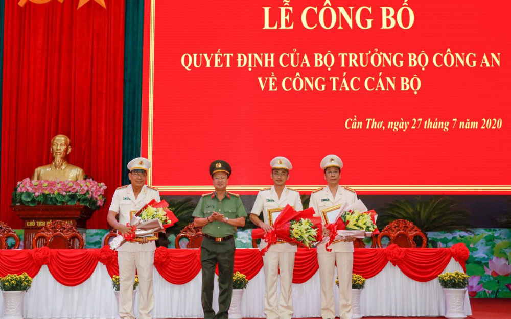 Công an Cần Thơ có 3 Phó Giám đốc mới