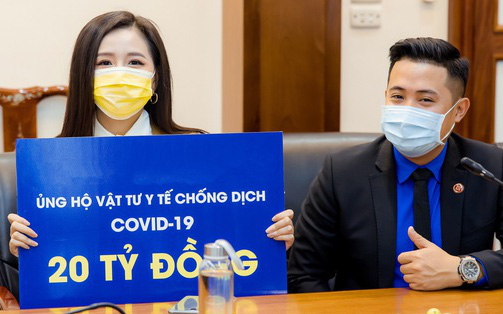 Mai Phương Thuý đại diện ủng hộ 20 tỷ đồng cho công tác phòng chống dịch Covid-19
