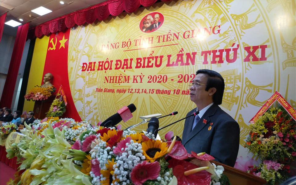 Ông Nguyễn Văn Danh tái đắc cử Bí thư Tỉnh ủy Tiền Giang