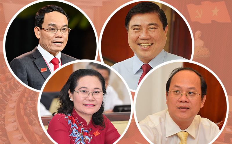 [Infographic] Chân dung 4 Phó Bí thư Thành ủy TPHCM