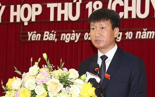 Ông Trần Huy Tuấn giữ chức Chủ tịch UBND tỉnh Yên Bái