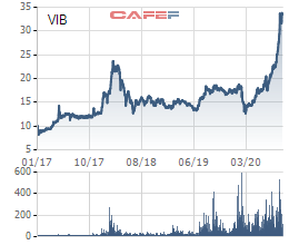Cổ phiếu VIB giao dịch phiên cuối trên Upcom ngày 29/10 - Ảnh 1.