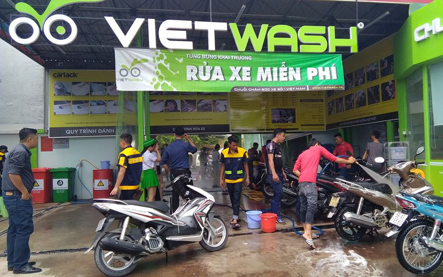 Chuỗi rửa xe VietWash vừa huy động được 1,7 triệu USD từ nhà đầu tư Hàn Quốc