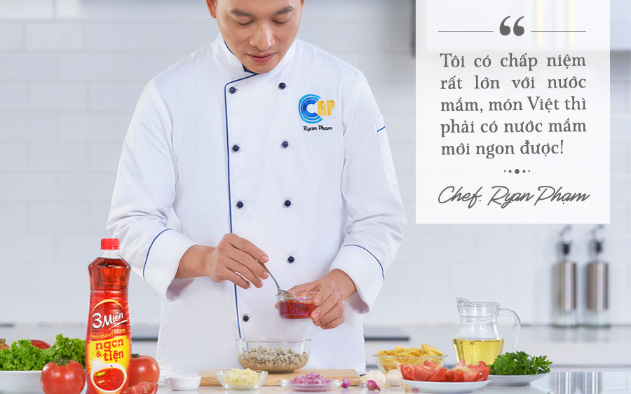 Nước chấm cá cơm 3 Miền – lựa chọn của Chef Ryan Phạm