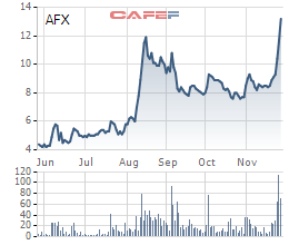 AFX tăng 71% từ đầu tháng 11, một cá nhân vẫn muốn ôm trọn gần 18 triệu cổ phần Afiex do SCIC thoái vốn - Ảnh 1.