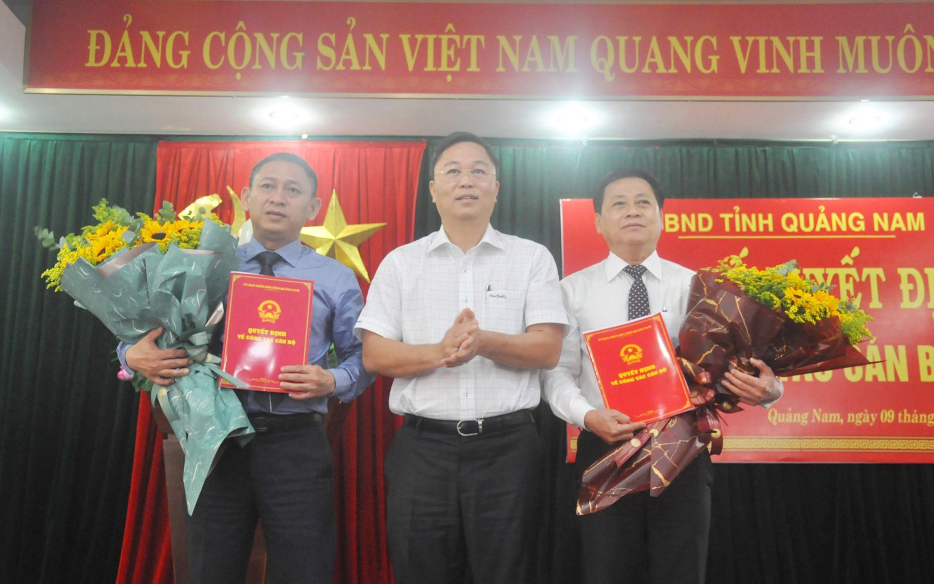 Quảng Nam điều động và bổ nhiệm 3 Giám đốc Sở