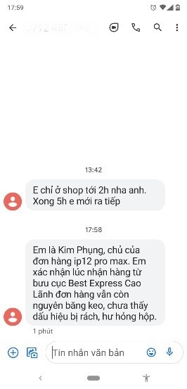 Vụ mua iPhone 12 nhận gạch: BEST Express lên tiếng - Ảnh 1.