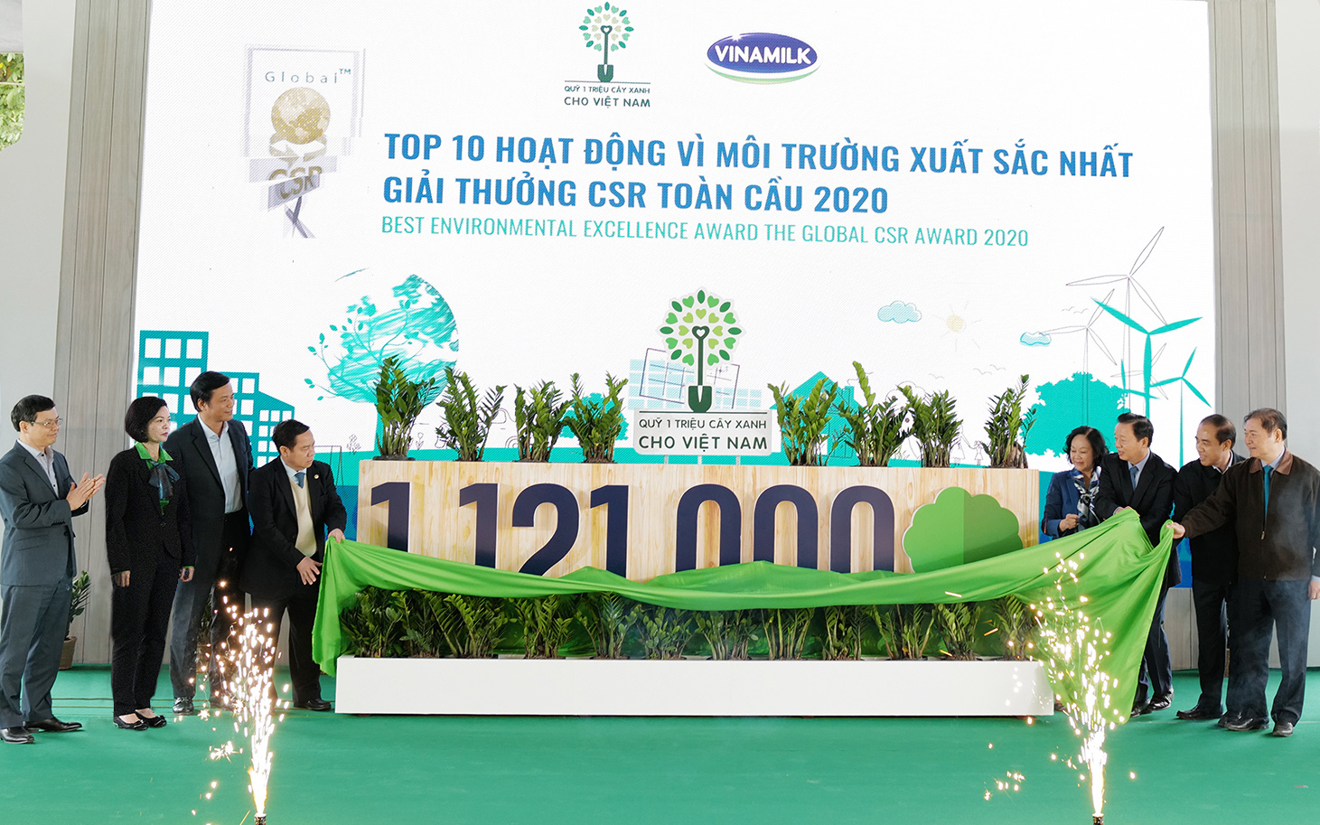 Vinamilk hoàn thành mục tiêu trồng hơn 1,1 triệu cây xanh cho Việt Nam trong năm 2020