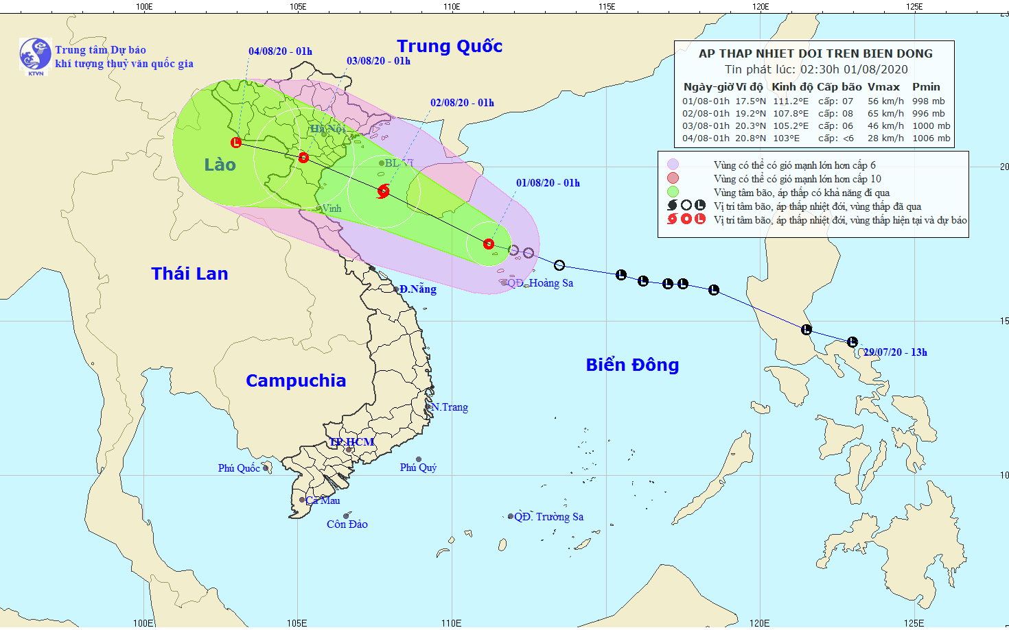 Áp thấp nhiệt đới có khả năng mạnh thành bão, hướng vào đất liền Việt Nam