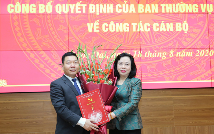 Ông Nguyễn Trường Sơn được điều động làm Phó Bí thư Huyện ủy Quốc Oai