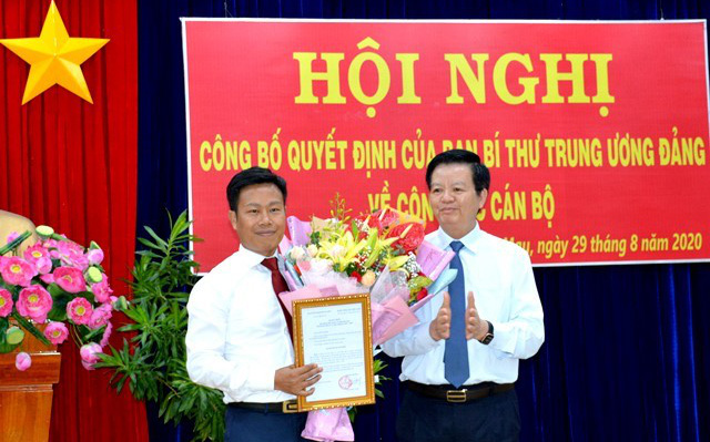 Thứ trưởng Bộ LĐTB&XH giữ chức Phó Bí thư Tỉnh ủy Cà Mau