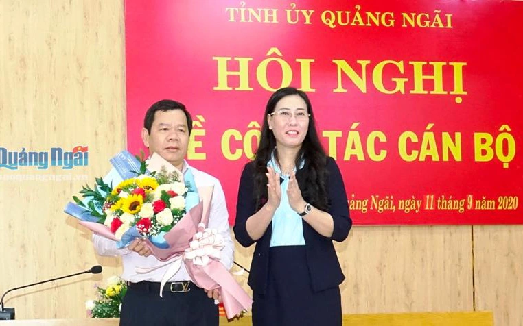 Ông Đặng Văn Minh được bầu làm Phó Bí thư Tỉnh ủy Quảng Ngãi