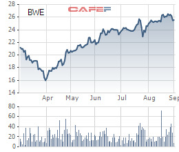 Biwase chốt giá khởi điểm chào bán 37,5 triệu cổ phiếu BWE - Ảnh 1.