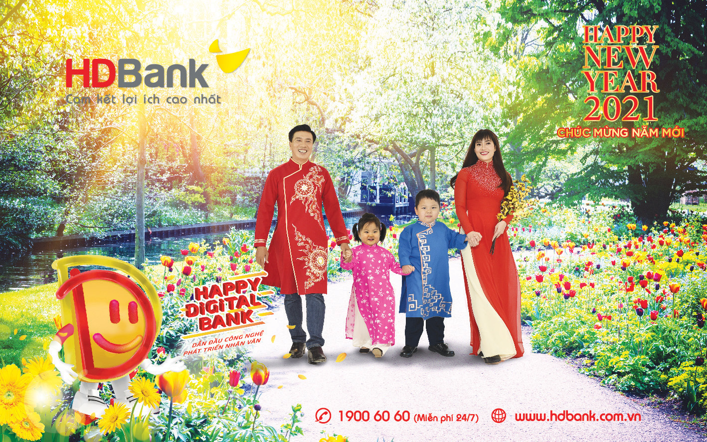 Đi cùng 12 mùa hoa đất nước qua lịch HDBank 2021