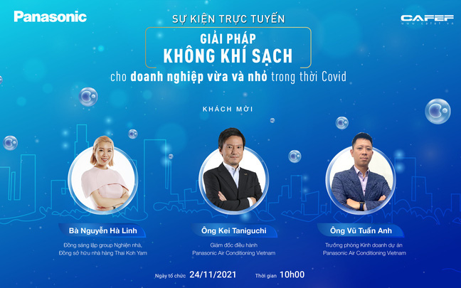 Giao lưu trực tuyến &quot;Giải pháp không khí sạch cho doanh nghiệp vừa và nhỏ trong thời Covid&quot;