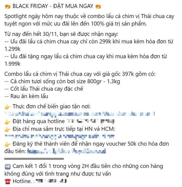 Bò Kobe, tôm hùm, cua hoàng đế cũng vào danh sách giảm giá Black Friday, mua còn được tặng thêm quà - Ảnh 1.