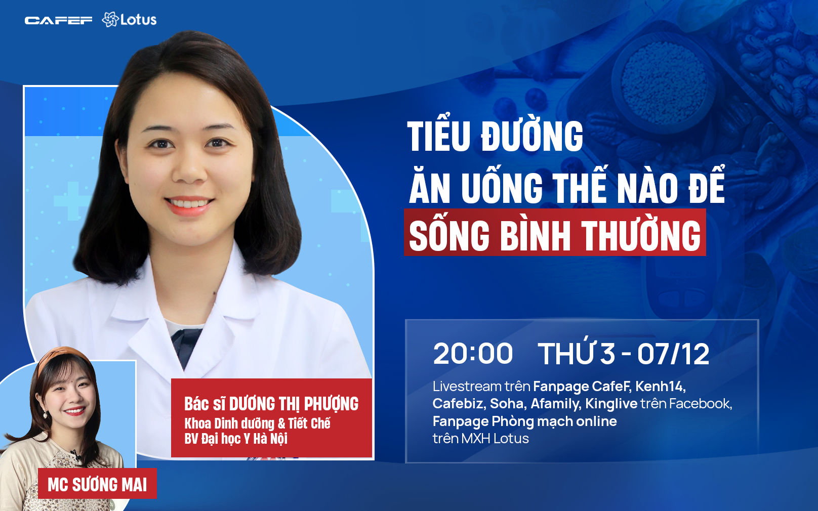 Tiểu đường phải kiêng hoàn toàn tinh bột, đường, sữa là ĐÚNG hay SAI: Đặt ngay câu hỏi cho chuyên gia ĐH Y để biết về Tiểu đường – Ăn uống thế nào để sống bình thường?