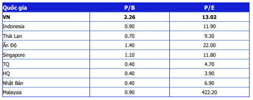 Định giá ngành ngân hàng Việt cao hơn hẳn so với các nước trong khu vực, P/E gấp đôi, gấp ba Trung Quốc, Hàn Quốc - Ảnh 2.