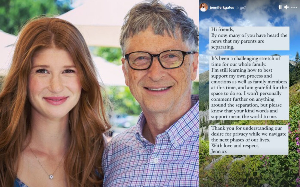 Con gái cả của Bill Gates lần đầu lên tiếng về vụ ly hôn chấn động của cha mẹ: &quot;Đây là khoảng thời gian thách thức đối với cả gia đình&quot;