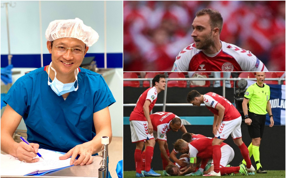 Từ sự cố ngừng tim của Christian Eriksen tại Euro 2020, bác sĩ BV Việt Đức đưa ra lời khuyên nhằm phòng tránh trường hợp tương tự: &quot;Thời gian vàng ngọc để sơ cứu là 3 PHÚT&quot;
