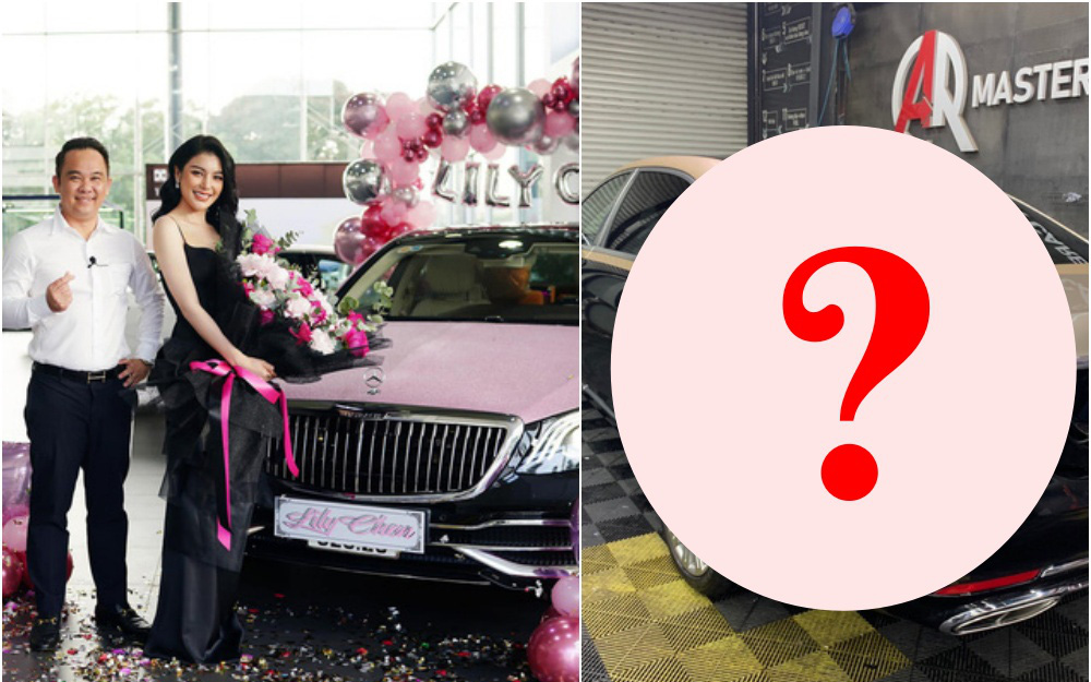 Hai siêu xe &quot;hồng đen&quot; thị phi của showbiz Việt: Rolls-Royce vẫn im lìm, Maybach quyết đổi màu cho phong thủy hơn