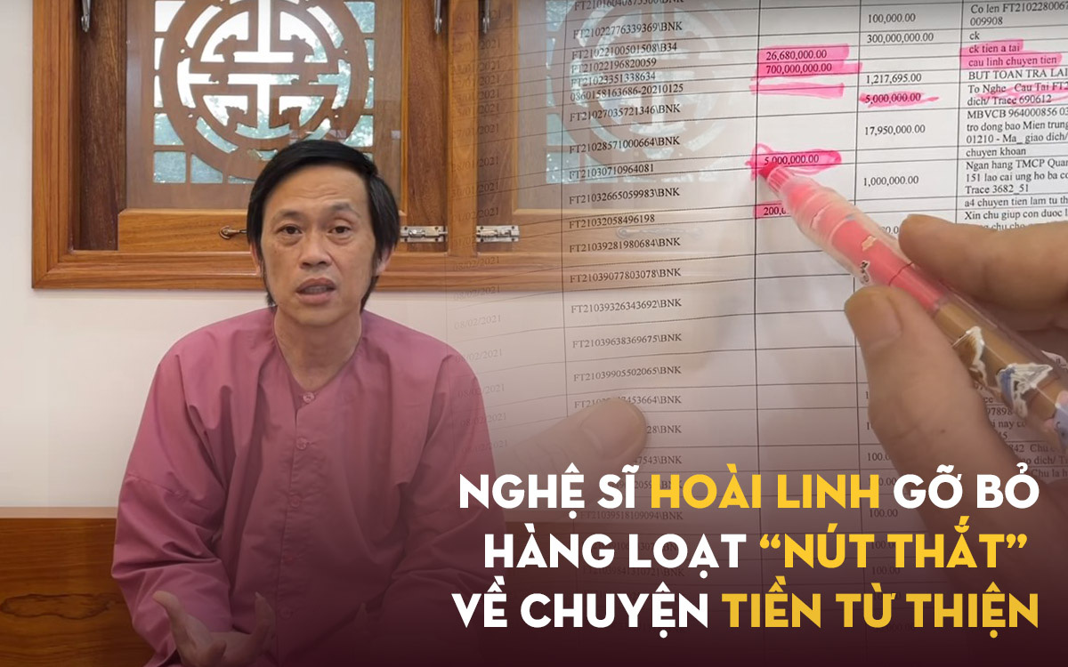 Hàng loạt &quot;nút thắt&quot;, khúc mắc gây bức xúc về khoản tiền cứu trợ miền Trung được Hoài Linh tháo gỡ sau đoạn clip 50 phút: Liệu có đủ thuyết phục?