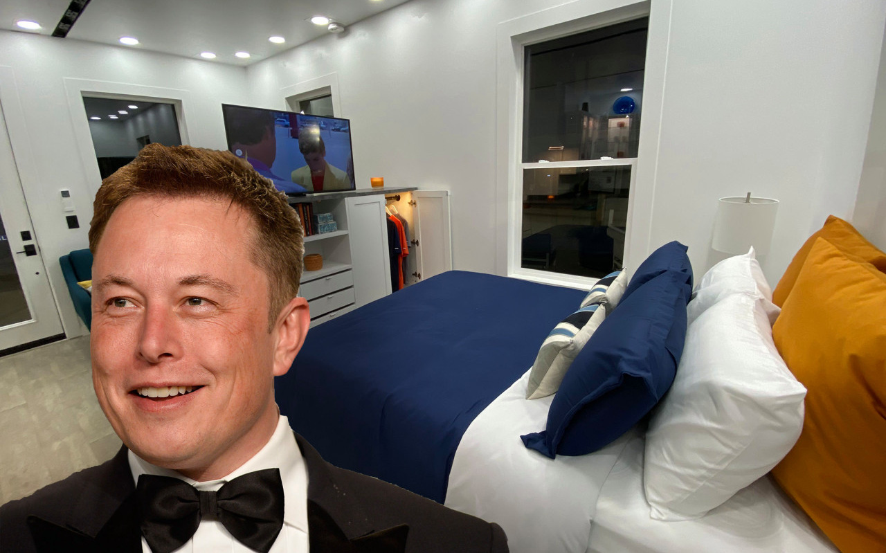 Vén màn bí mật bên trong nhà đi thuê “tí hon” vỏn vẹn 36m2 của Elon Musk: 1 chi tiết cực &quot;gắt&quot; nhưng tỷ phú bảo &quot;trên cả tuyệt vời&quot;
