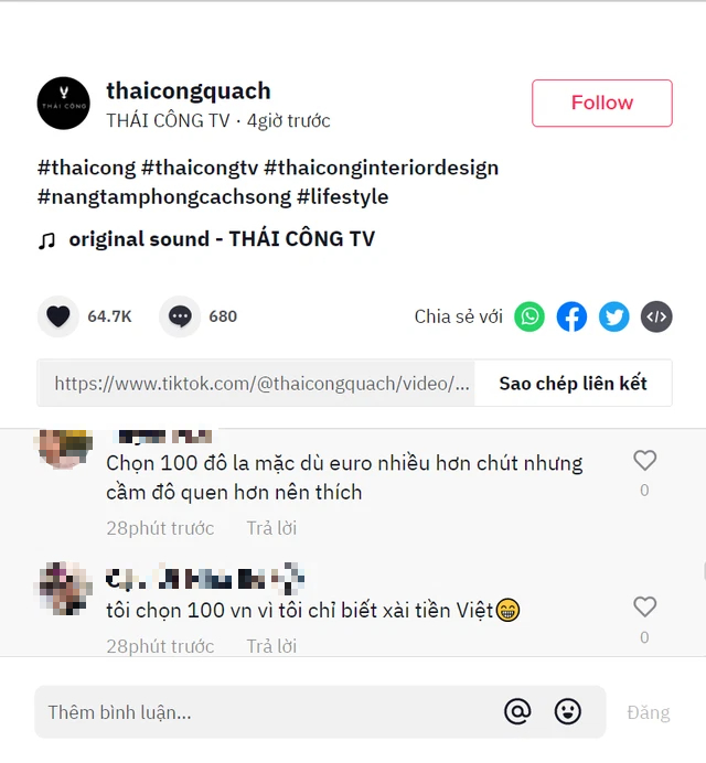 NTK Thái Công đưa ra 3 đồng tiền cùng xanh như nhau hỏi sẽ chọn tờ nào, cư dân mạng chia thành 2 phe rõ rệt - Ảnh 4.