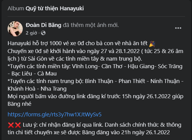 Vợ chồng đại gia quận 7 tặng 1000 vé xe cho bà con về quê ăn Tết : Quà Tết ấm áp tình người - Ảnh 1.