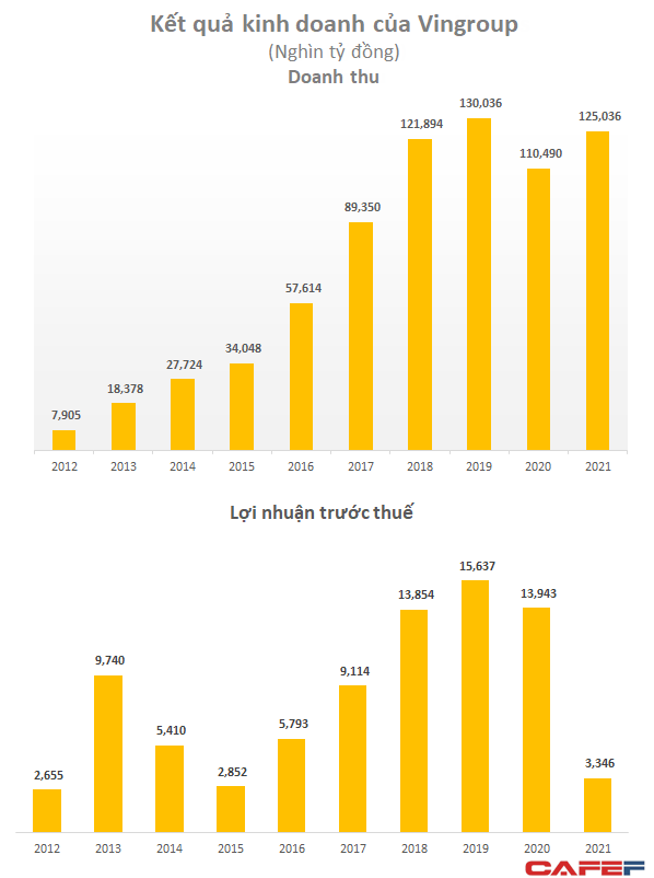 Chi mạnh cho xe điện và tài trợ chống dịch, Vingroup lần đầu có lợi nhuận âm năm 2021 - Ảnh 2.