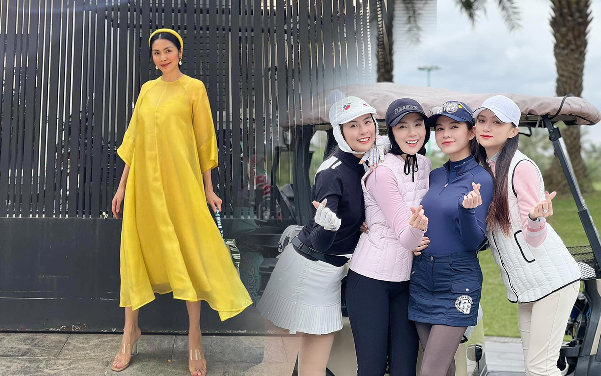 Dàn mỹ nhân Việt bận rộn ngày cuối năm nhưng không quên lên đồ &quot;sống ảo&quot;: Hà Tăng bình thản diện áo dài giữa thị phi, hội bạn thân hoa hậu - MC đi đánh golf từ 7h sáng