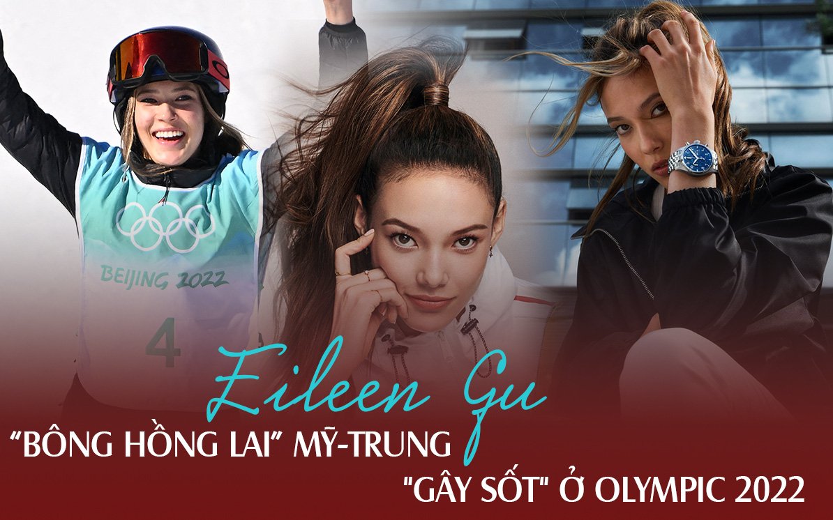 Bông hồng lai Mỹ-Trung &quot;gây sốt&quot; ở Olympic 2022: Giành 6 chức vô địch trượt tuyết chỉ trong 37 ngày, đỗ ĐH Stanford với điểm SAT 1560, con cưng của làng thời trang xa xỉ thế giới