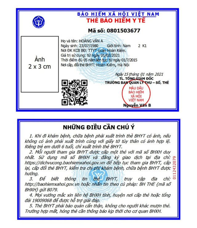 Những ai được cấp thẻ bảo hiểm y tế mẫu mới từ ngày 11/2? - Ảnh 1.