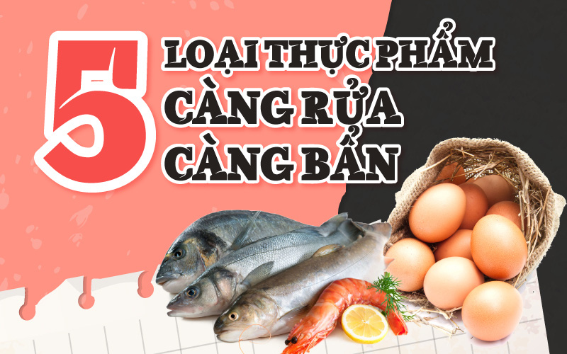 5 loại thực phẩm càng RỬA càng BẨN: Tưởng là sạch hóa ra nạp cả tá vi khuẩn vào người, "lợi bất cập hại"