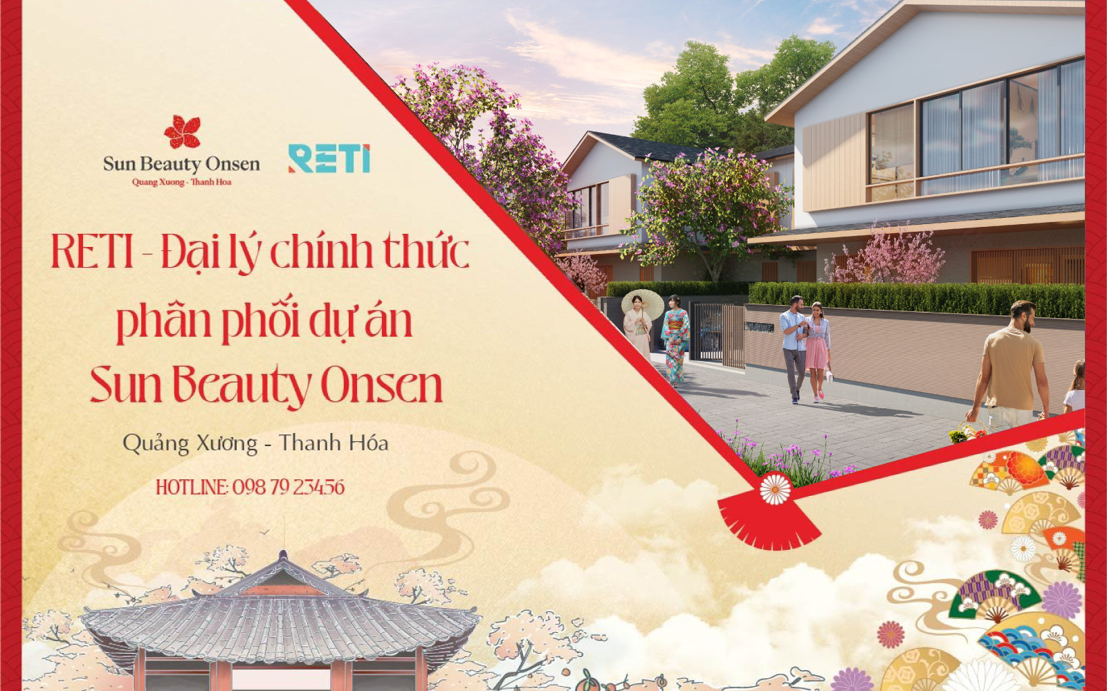 RETI chính thức phân phối dự án Sun Beauty Onsen của Sun Group