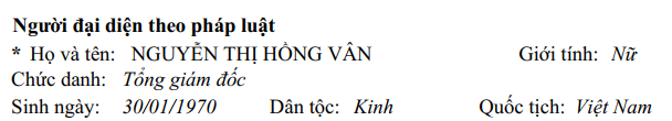 Nanogen đã thay đổi CEO kiêm đại diện pháp luật từ 3 tháng trước, hé mở những chủ sở hữu của công ty - Ảnh 1.