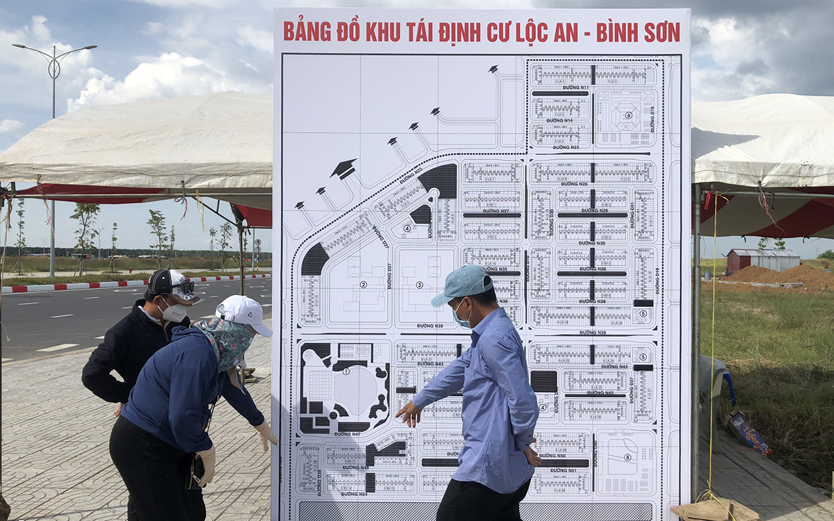 Đồng Nai: Thêm 255 hộ dân bốc thăm vị trí đất tái định cư dự án dự án sân bay Long Thành