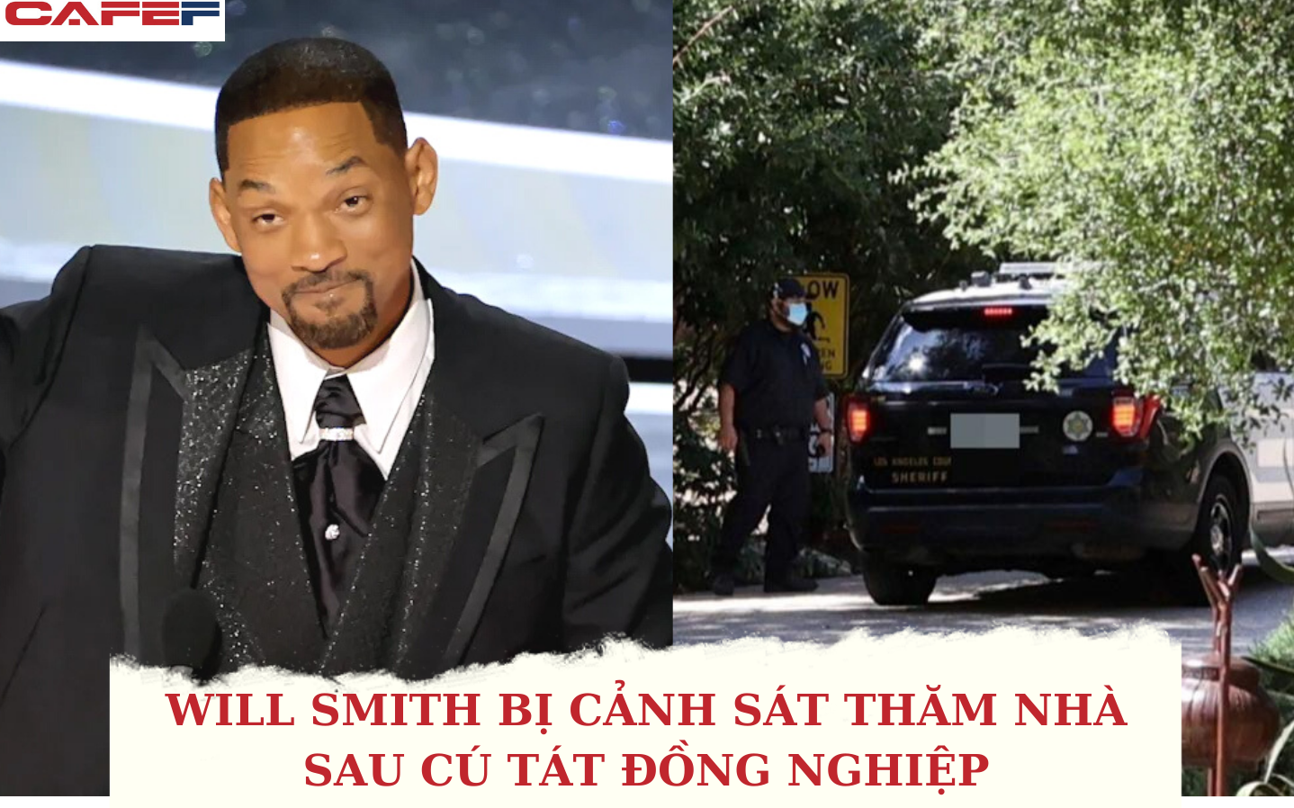 Hậu cú tát 'trời giáng': Will Smith bị Sở cảnh sát đến 'thăm' dinh thự, Viện Hàn lâm lên án, có khả năng bị kỷ luật