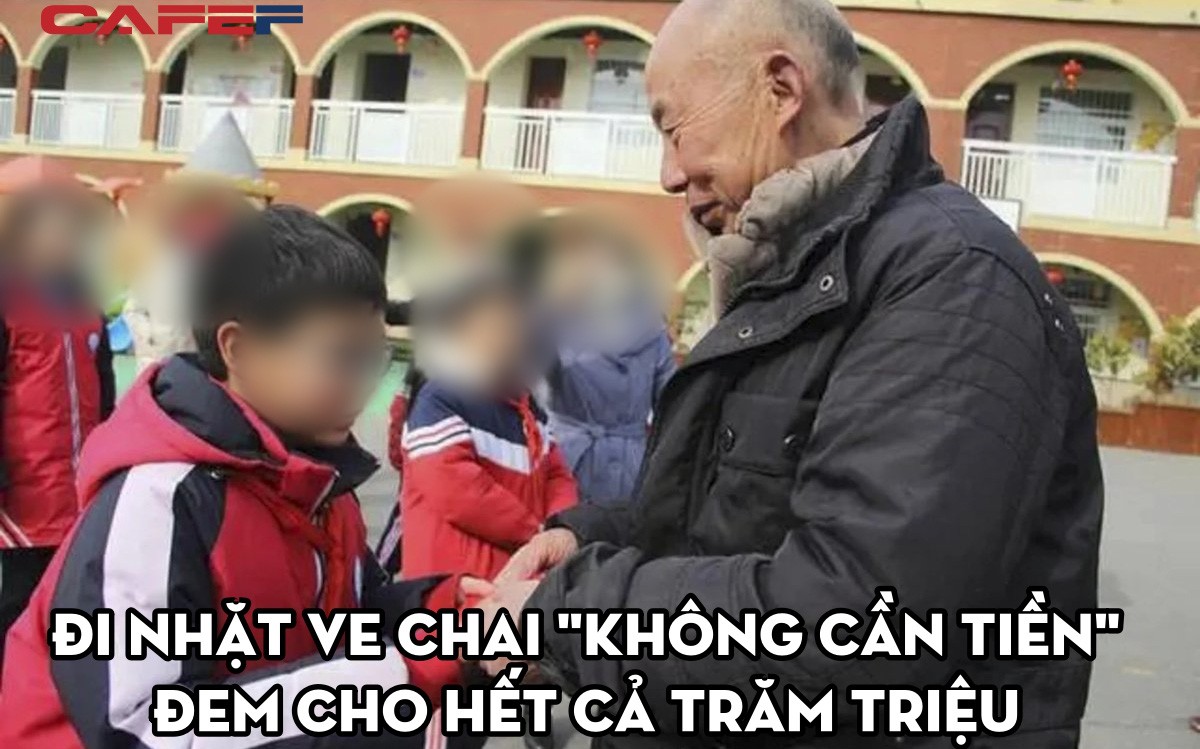 Cụ ông nhặt ve chai &quot;không cần tiền&quot;, đem cho hết hàng trăm triệu đồng: Nguyên nhân từ một lần cõng mẹ đi khám